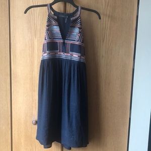 Beautiful summer indigo colored gauge dress